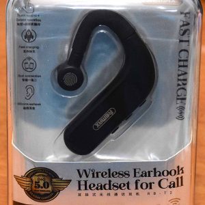 REMAX RB-T2 WIRELESS EARHOOK HEADSET FOR CALL Remax Wireless Bluetooth Headset