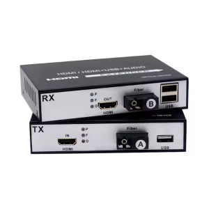 Fiber SC to Hdmi Converter With USB Ports