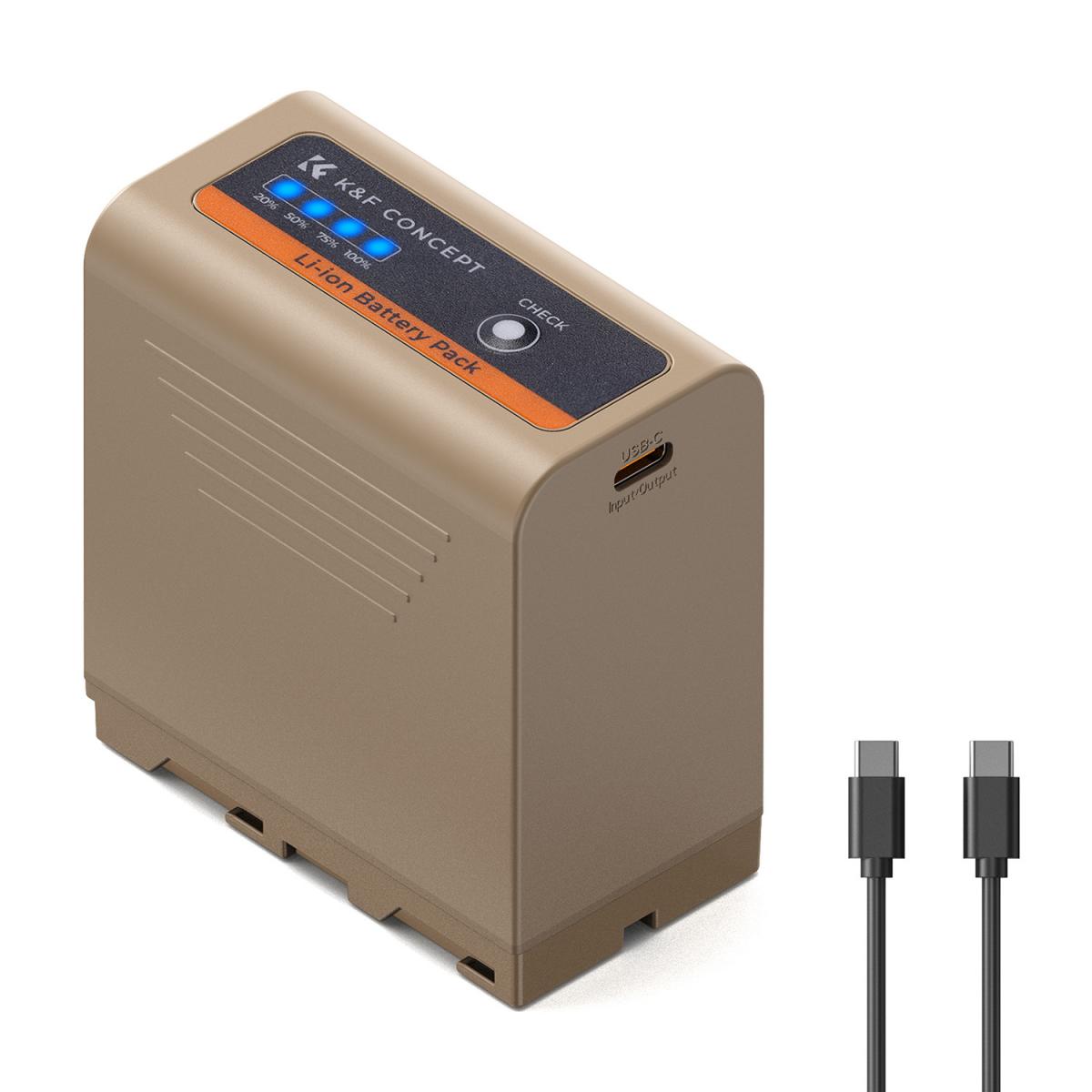 10500mAh USB-C Battery For Sony NP 970 LED Display KF28.0036