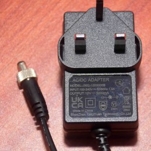 12V DC 3A Locking Type Power Adapter (UK 13A Plug Type)